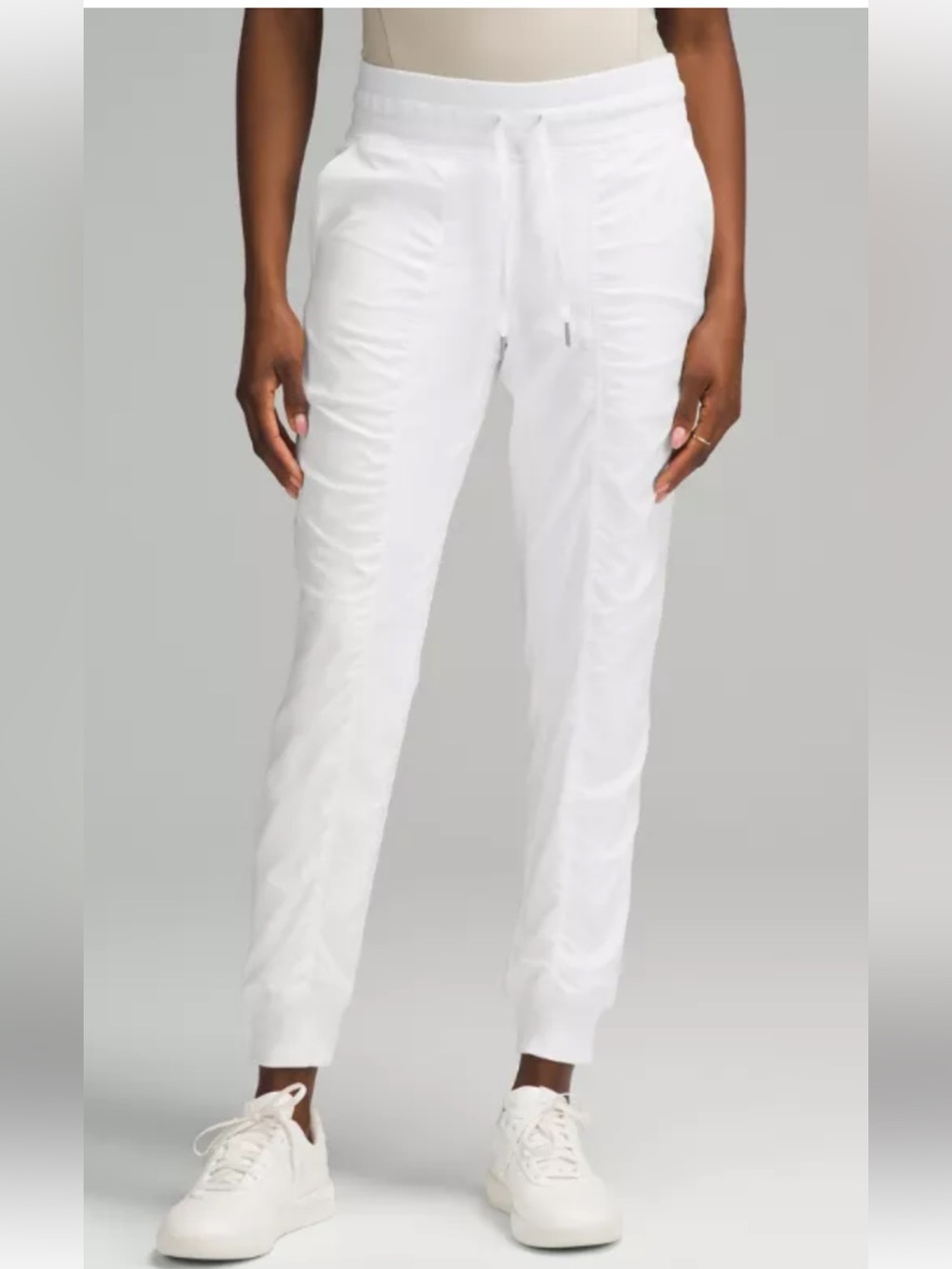 Lululemon Dance Studio Jogger White Size 4 Lightweight Drawstring Pants